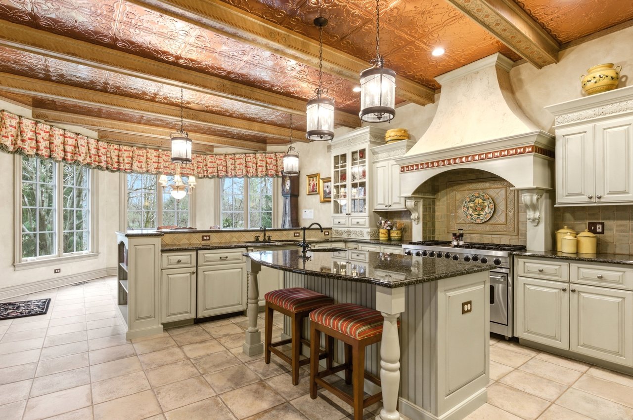 French Country Manor Home