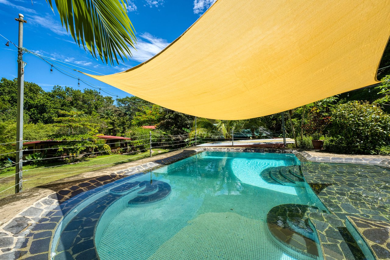 DOMINICAL HOTEL OR RETREAT WITH 11 RENTALS PLUS OWNER’S HOME