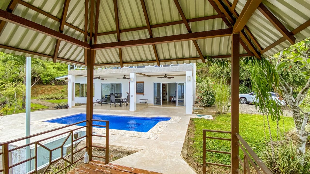 3-Bed Ocean View Home Near Ojochal, Costa Rica | 2.75 Acre Jungle Property