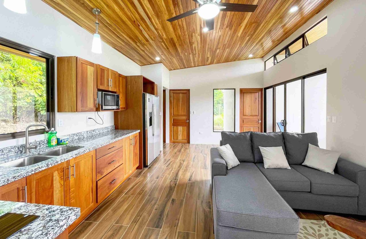 Brand-New Easy-Access 2-Bedroom Home with Big Pool & Peaceful Terraza on Calle Cascada in Ojochal Costa Rica
