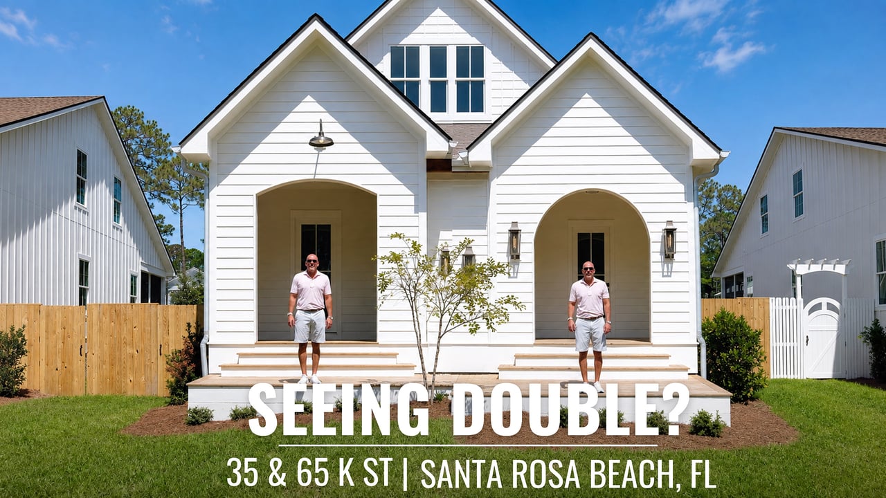 Two Brand-New Homes for Sale Near 30A | 35 & 65 K Street