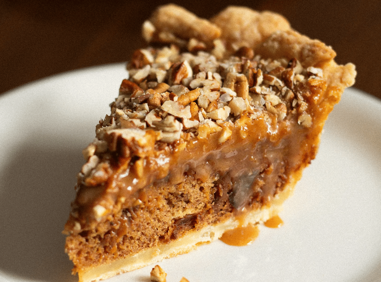 Sticky Toffee Pudding Pumpkin Pie