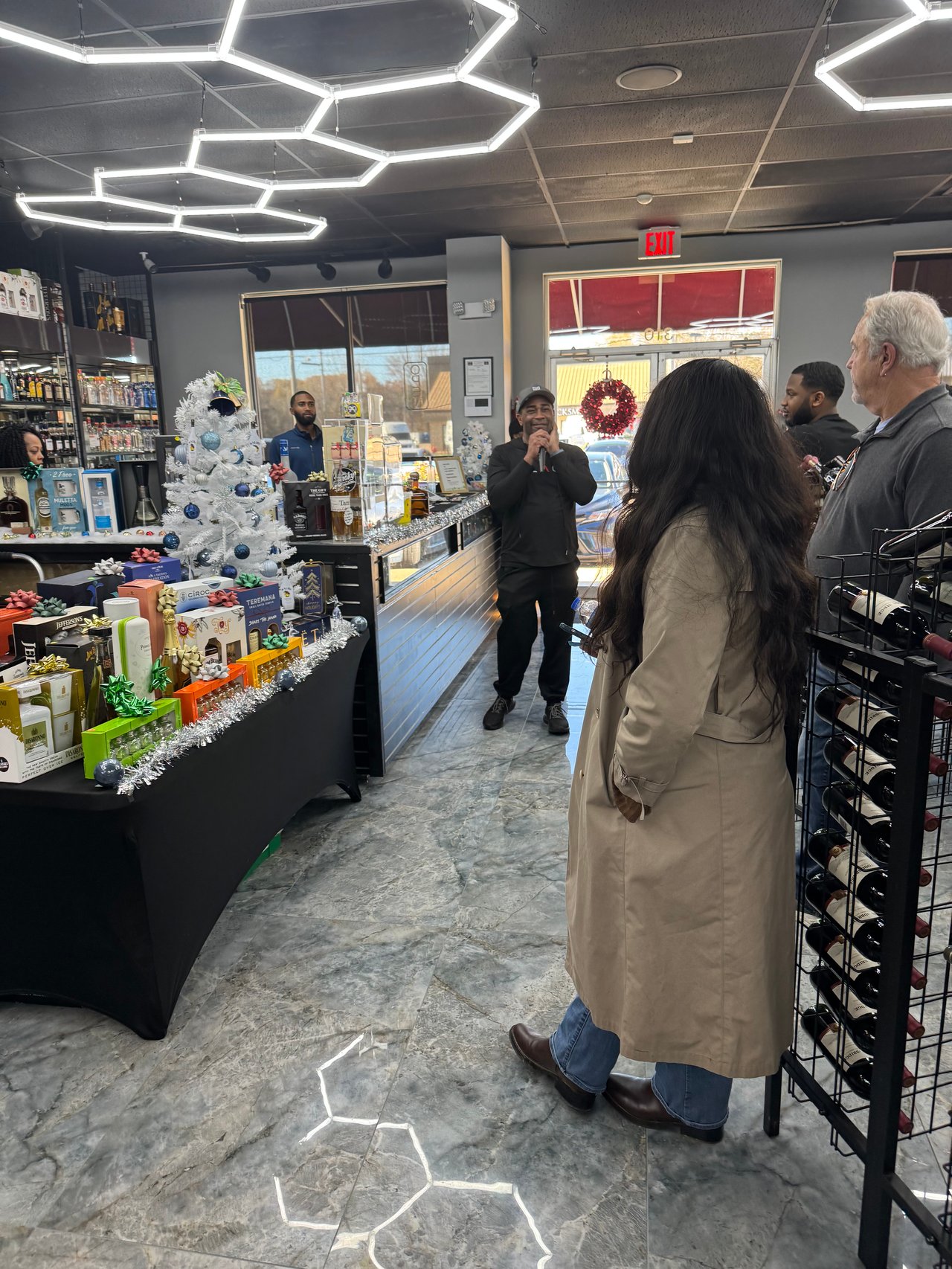 Wine tasting event at LH Wines and Liquors Hosted by the Brent family