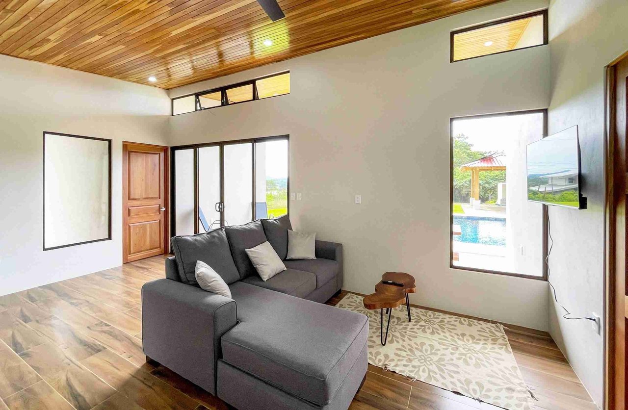 Brand-New Easy-Access 2-Bedroom Home with Big Pool & Peaceful Terraza on Calle Cascada in Ojochal Costa Rica