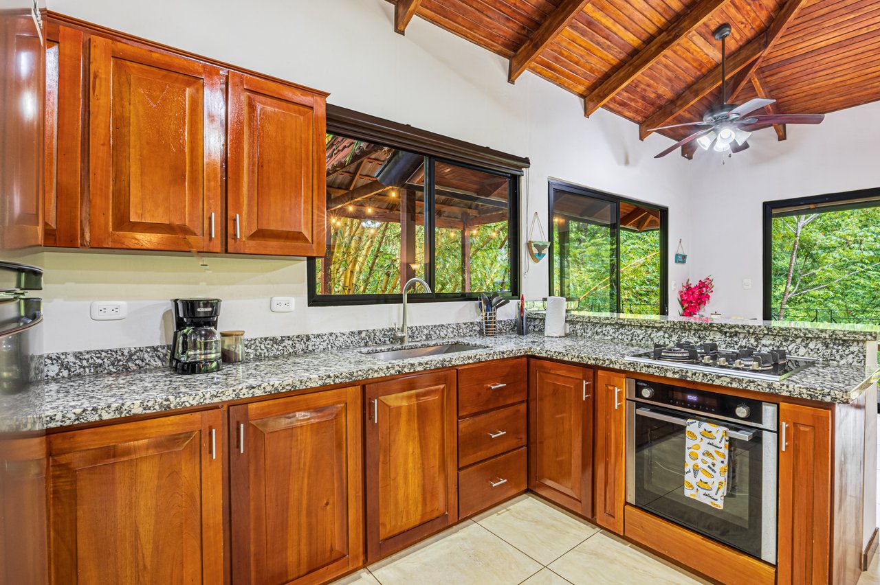 Tropical Villa in Canto del Mar | Walk to Dominicalito Beach