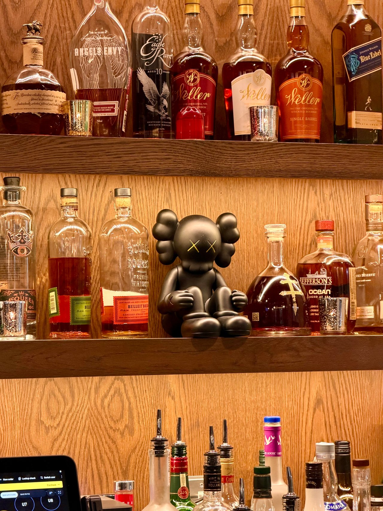 Bar on second floor of Foxtail Glenview House