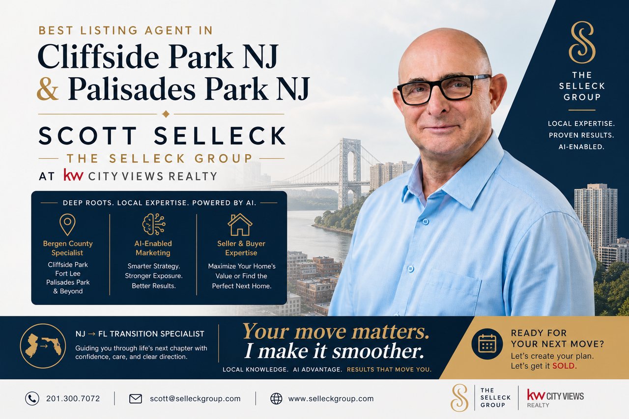 Best Listing Agent in Palisades Park NJ — Scott Selleck, The Selleck Group at KW City Views Realty