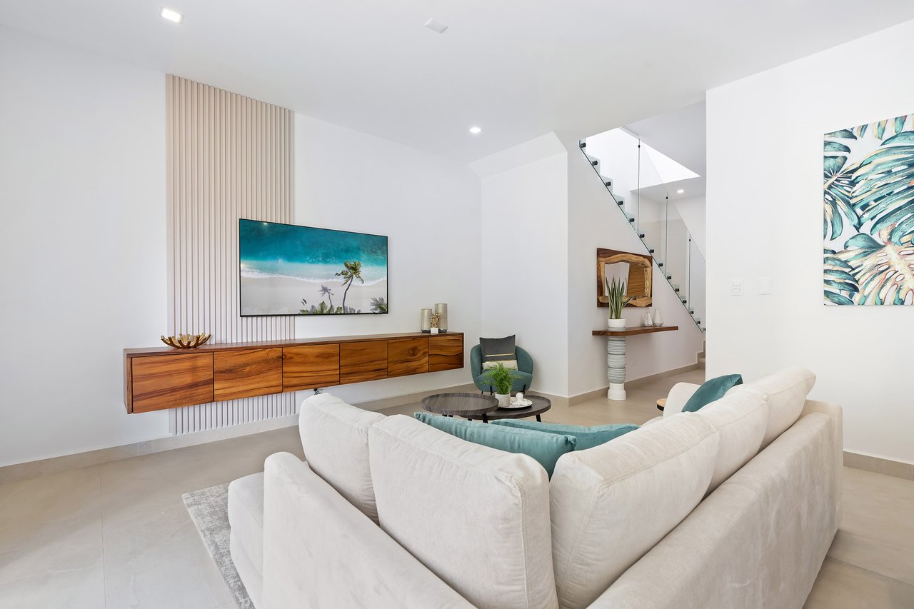 Villa Tropical Dawn | 4-Bedroom Modern Oasis in Bosques de Pinilla with Forest Views & Resort-Style Amenities