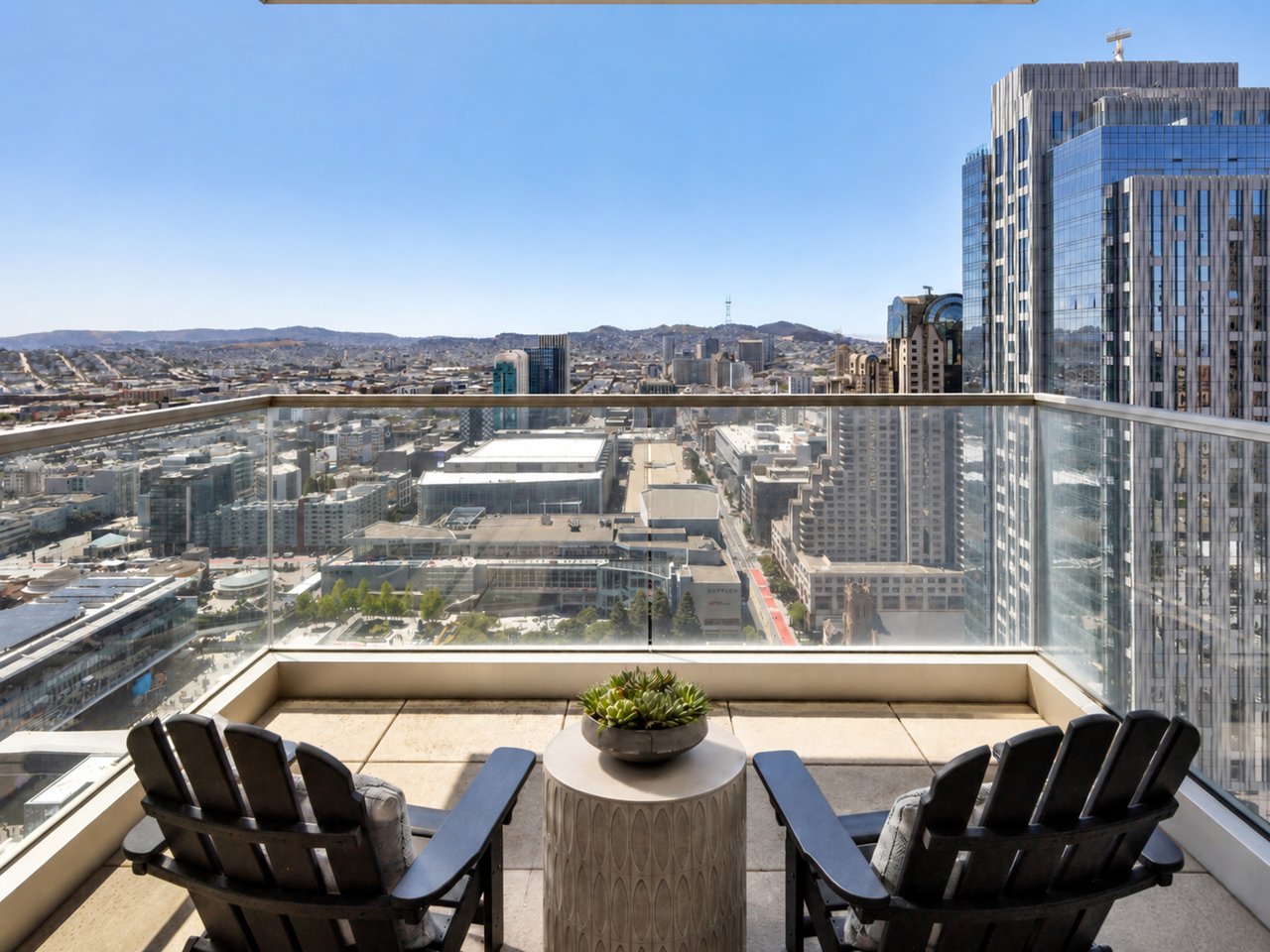 Glass Walls. Open Sky. Private Terrace.