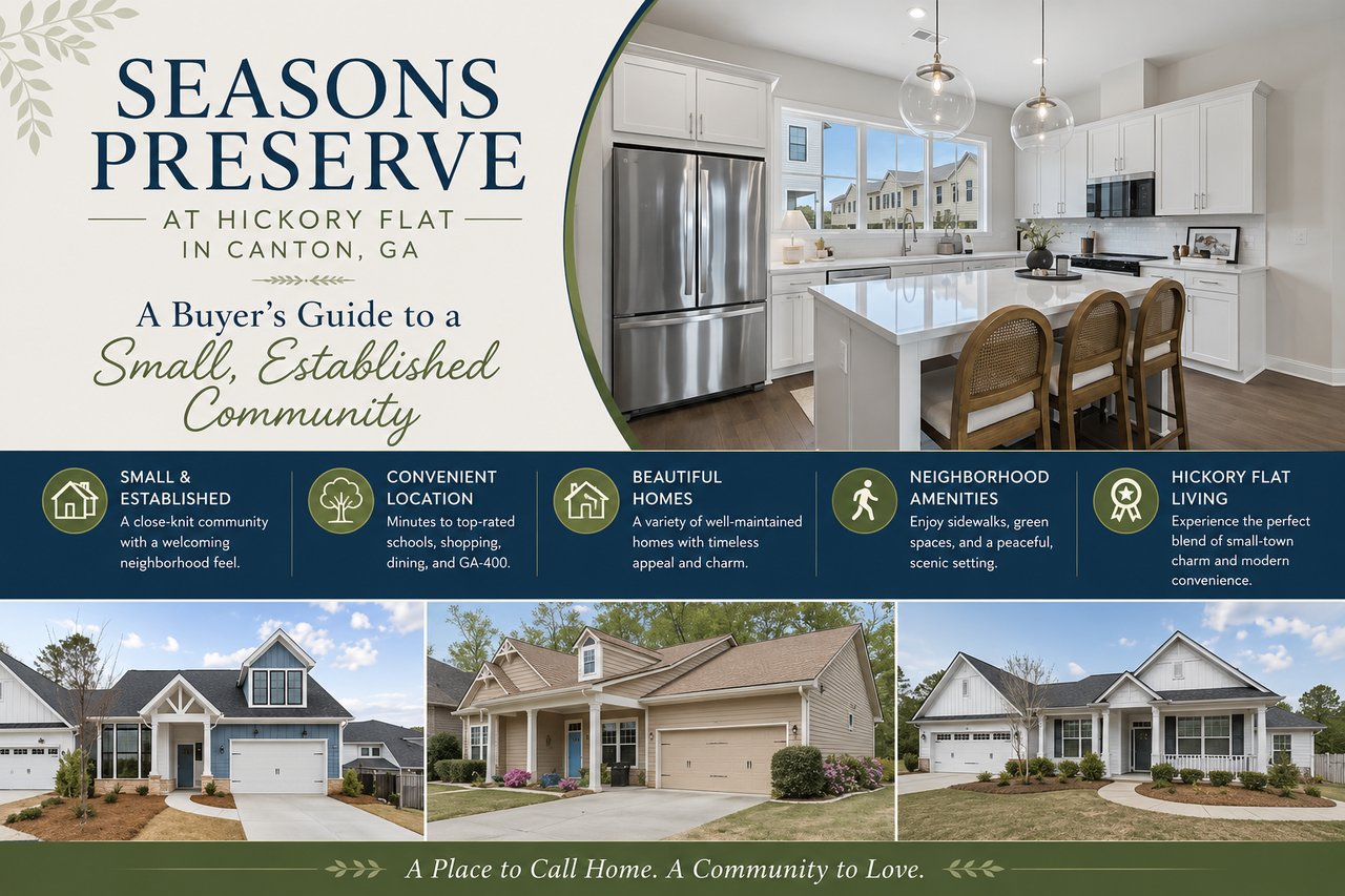 Seasons Preserve at Hickory Flat in Canton, GA: A Buyer's Guide to a Small, Established Community cover