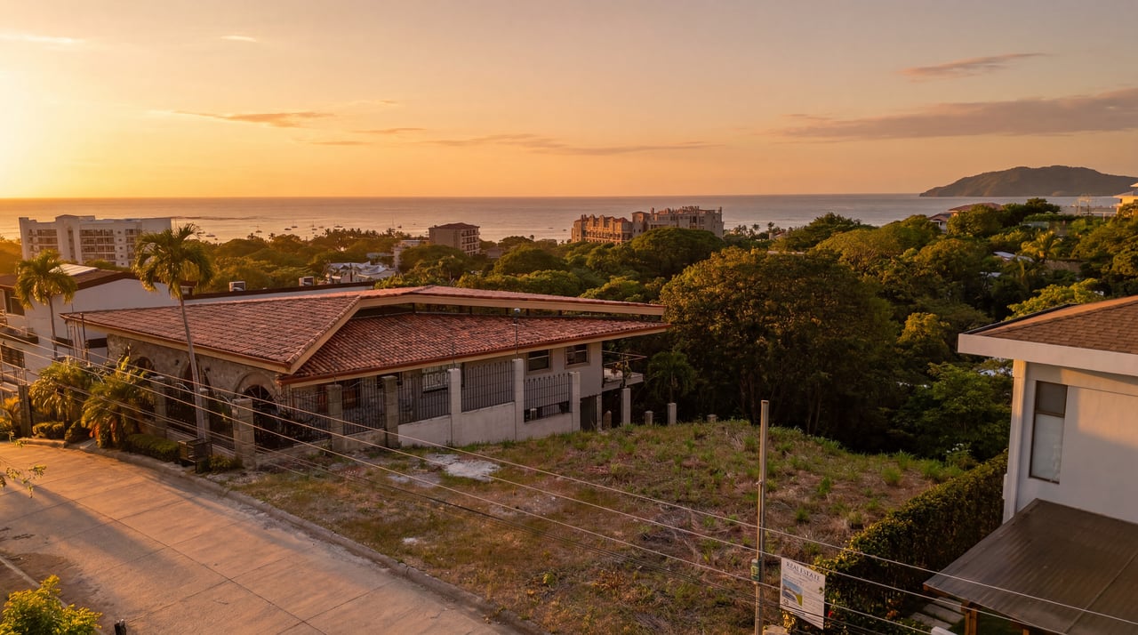 525.12 M2 Ocean View Lot with Water - Tamarindo