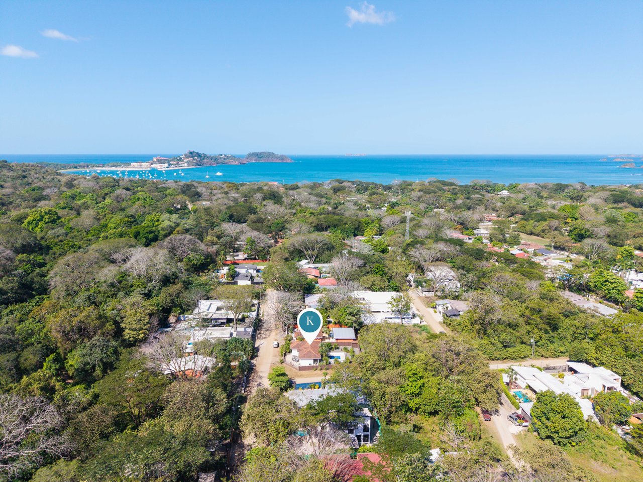 Casa Miel | Stunning 2-Bedroom Home Steps from Playa Potrero's Beaches & Dining.