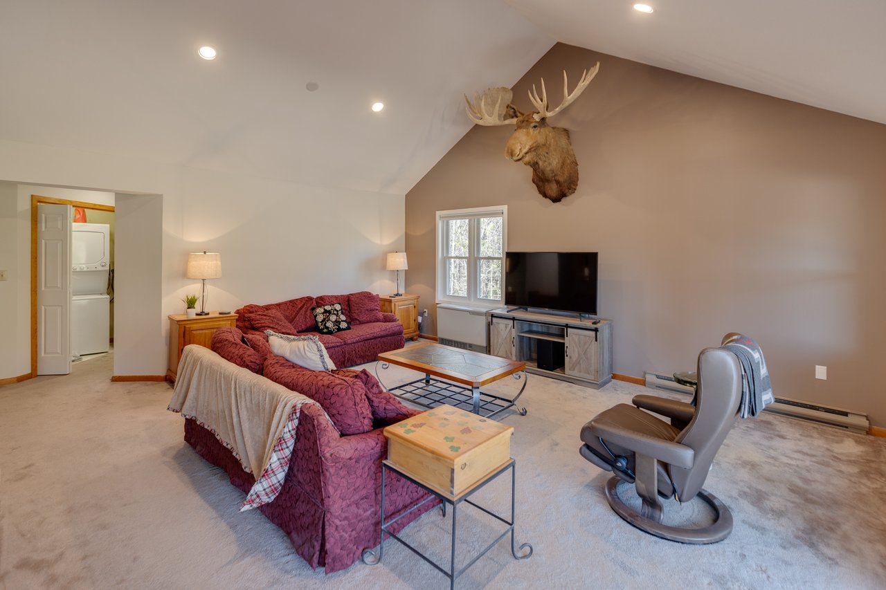 Ski Season Rental with panoramic water and mountain views