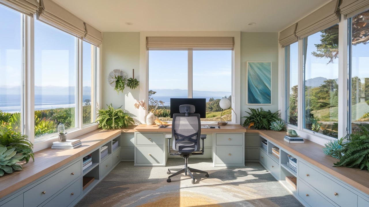 Home Office Design Ideas for Carmel Highlands Homes