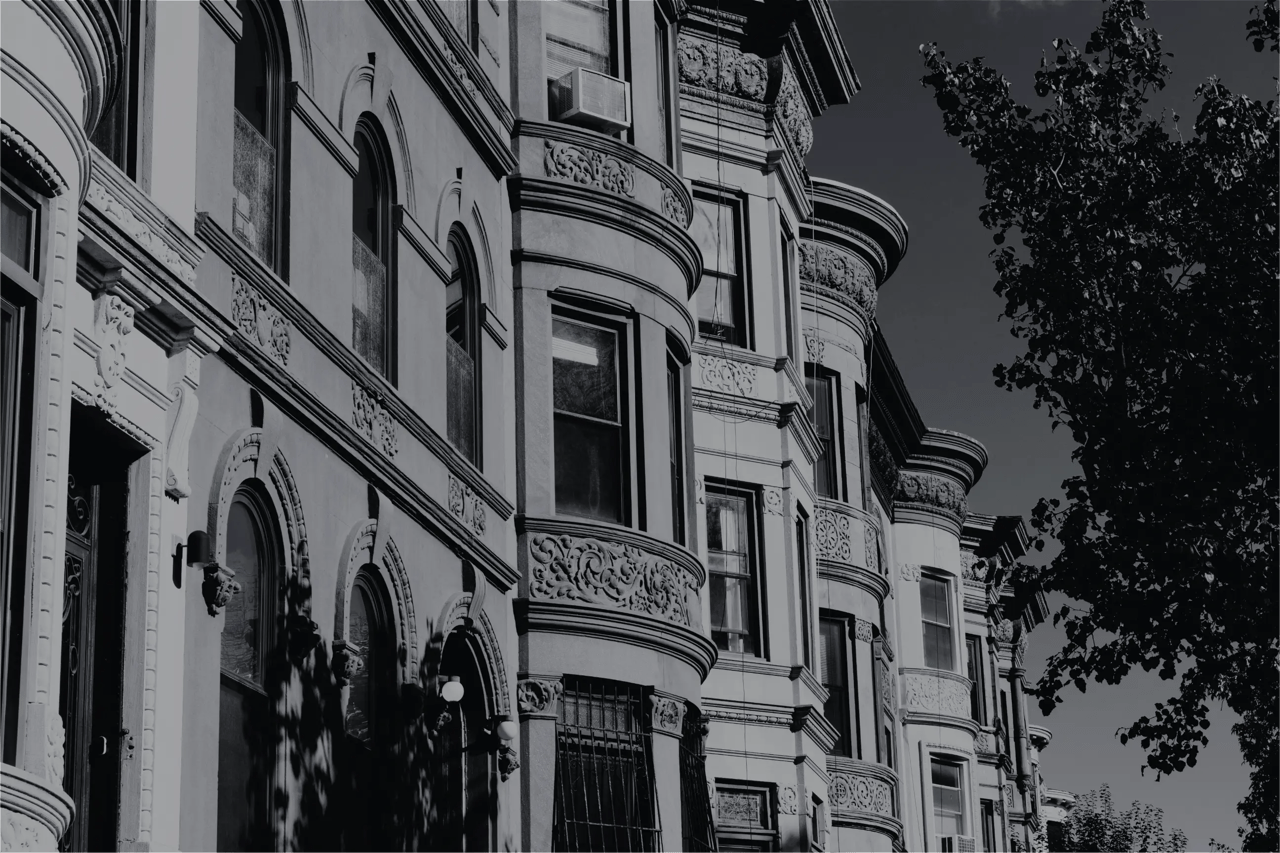 Row houses in Prospect Heights, Brooklyn