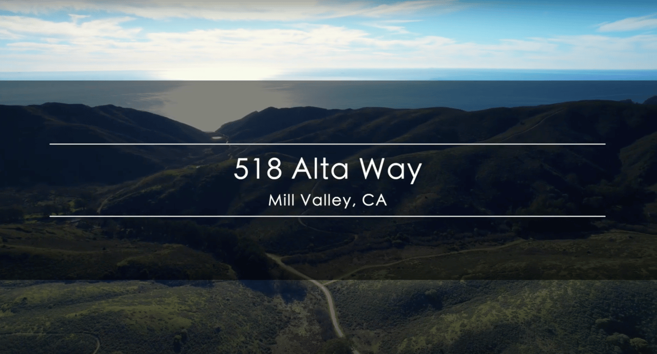 518 Alta Way, Mill Valley