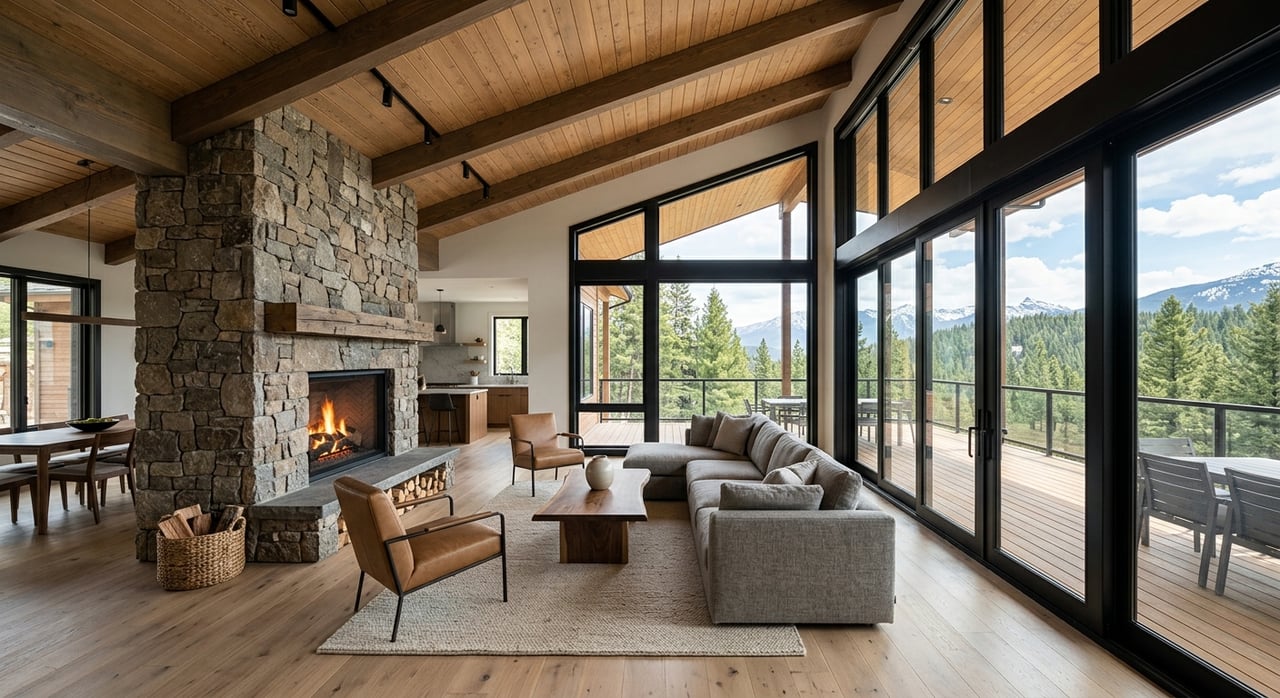 Modern Mountain Architecture In Tree Farm And Discovery West
