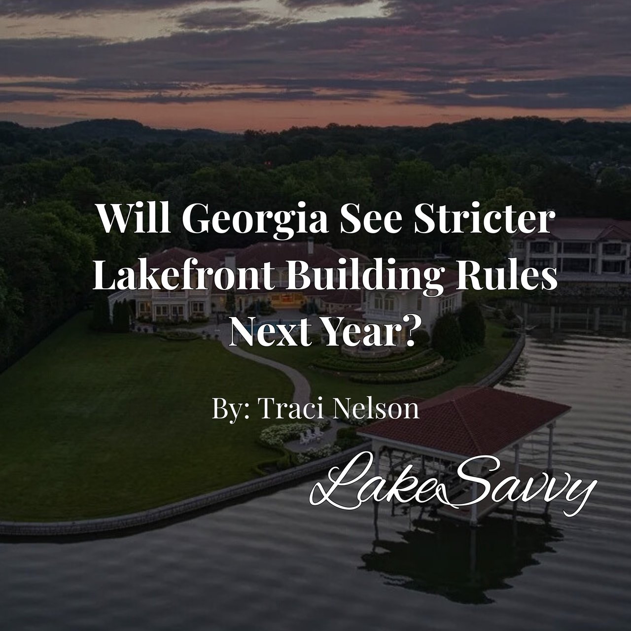 Will Georgia See Stricter Lakefront Building Rules Next Year?