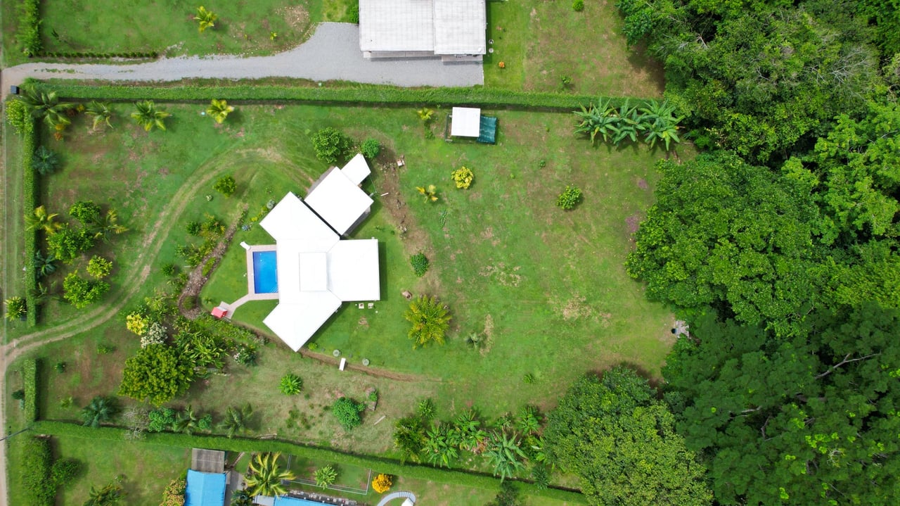 Contemporary Ojochal Retreat with Two Acres, Pool & Stream Access