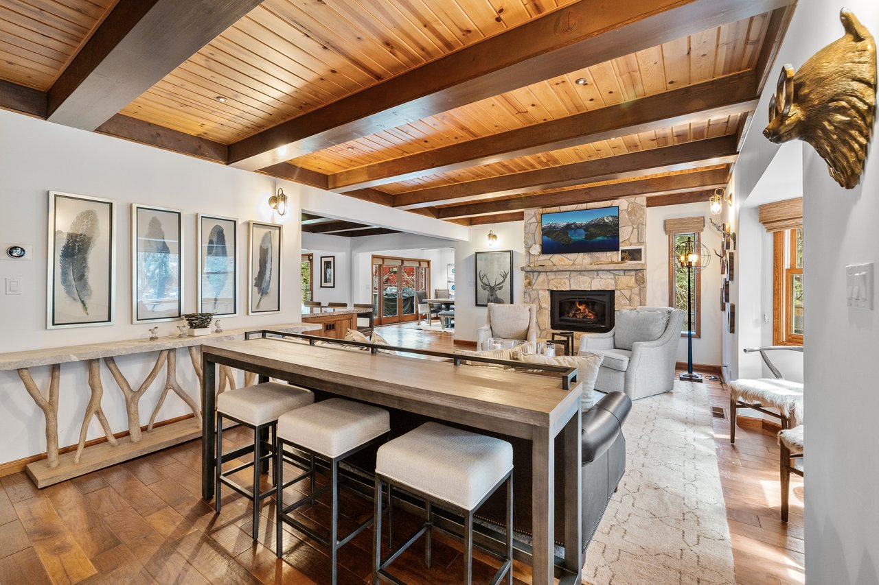 Luxury Lake Tahoe homes for sale overlooking the lake in summer 2025