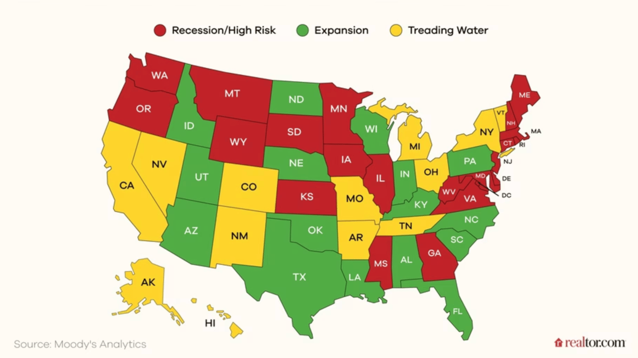 22 State Economies Are In or Near Recession, Alarming Report Finds