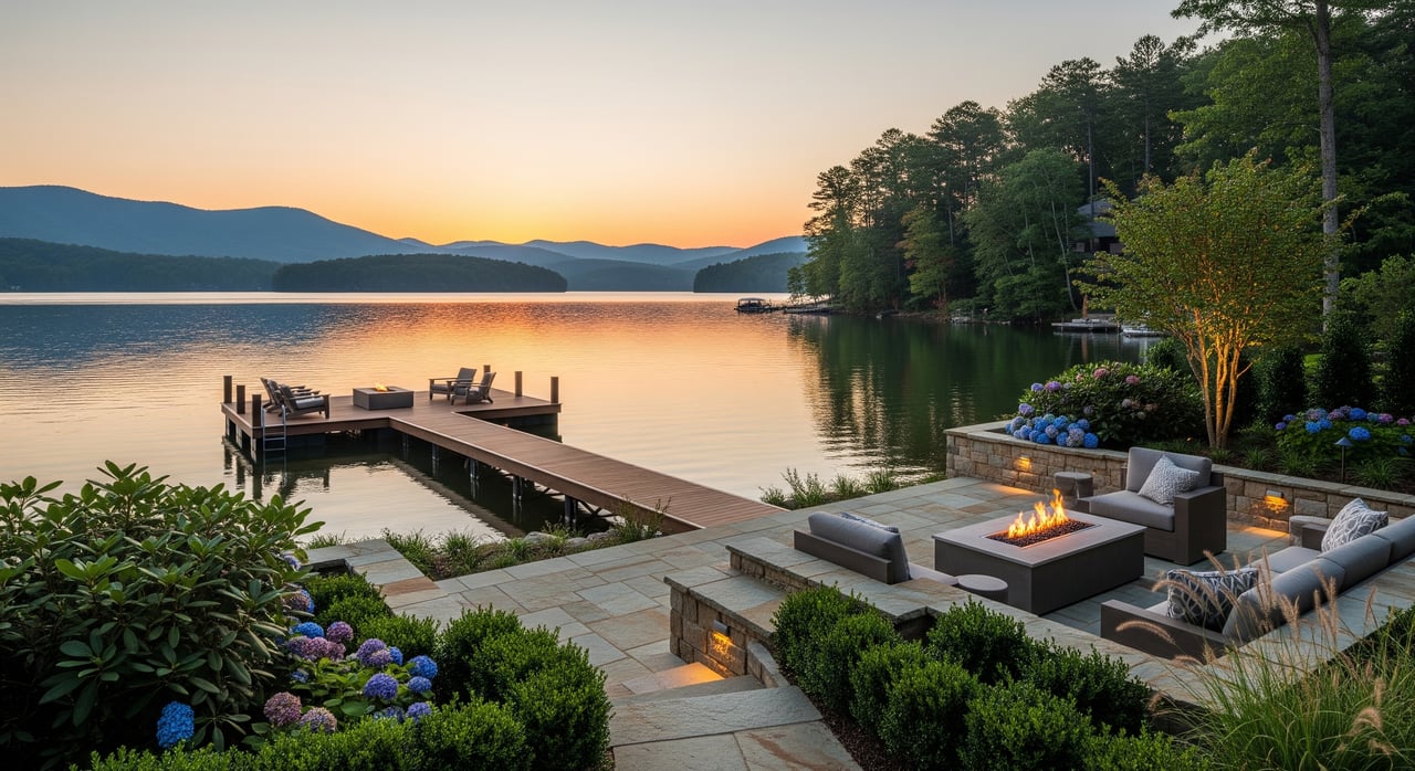 Waterfront Landscaping for Lake Nottely Homes