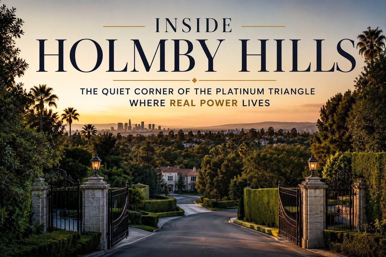 Inside Holmby Hills: The Quiet Corner of the Platinum Triangle Where Real Power Lives
