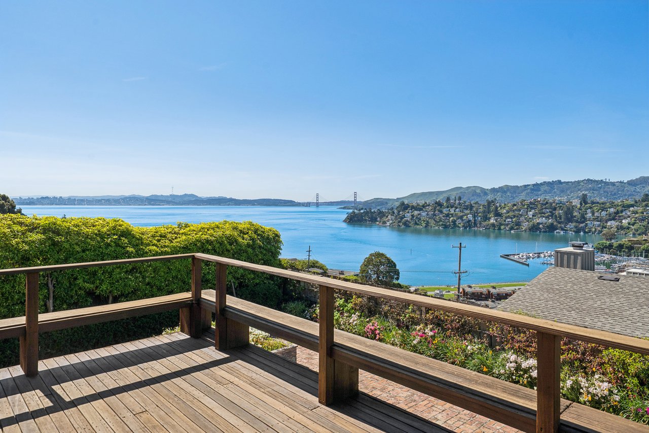 Spectacular Views of the Bay and Golden Gate Bridge