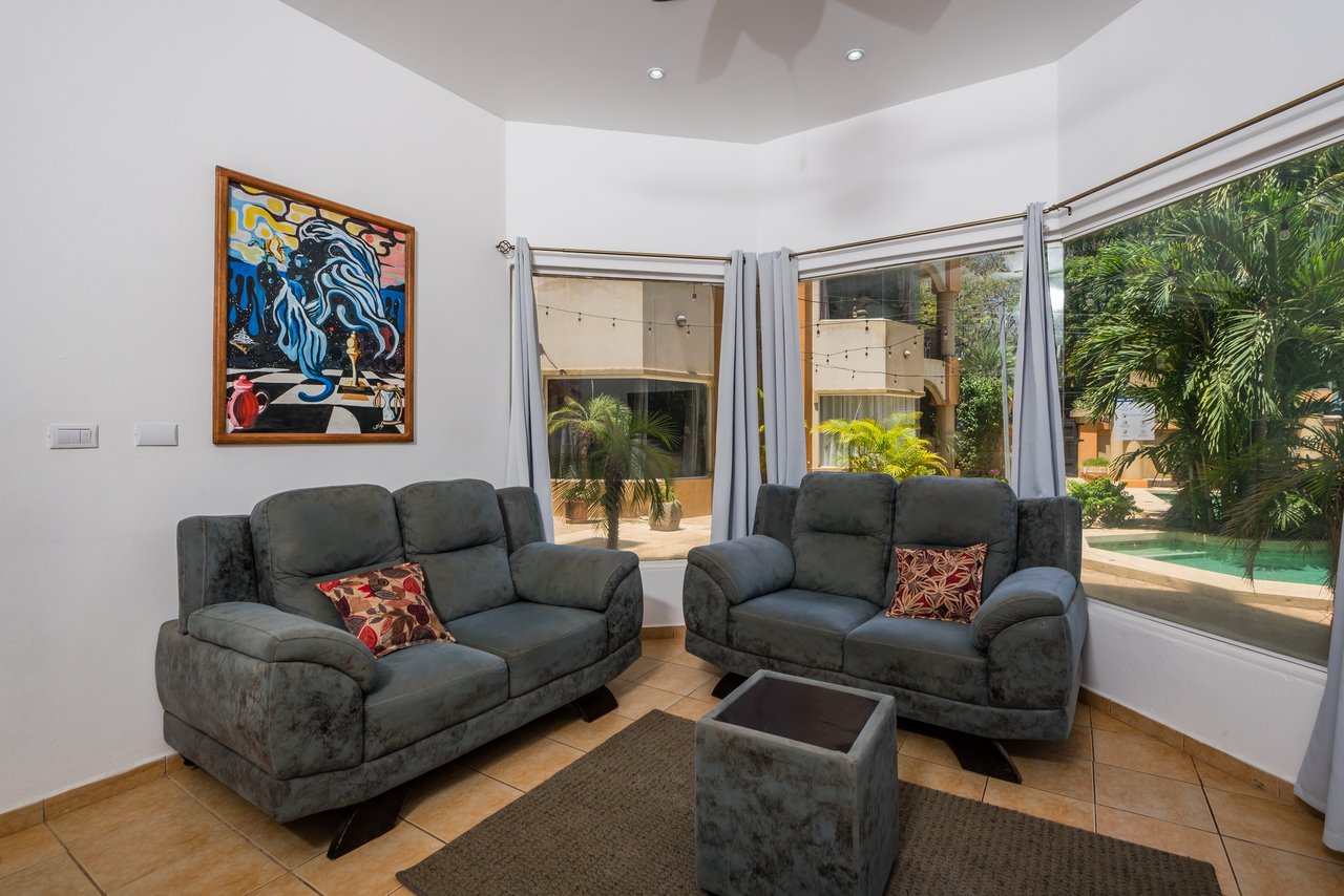 Portofino A1 | Tropical 2-Bedroom Condo Just 200m from Tamarindo Beach