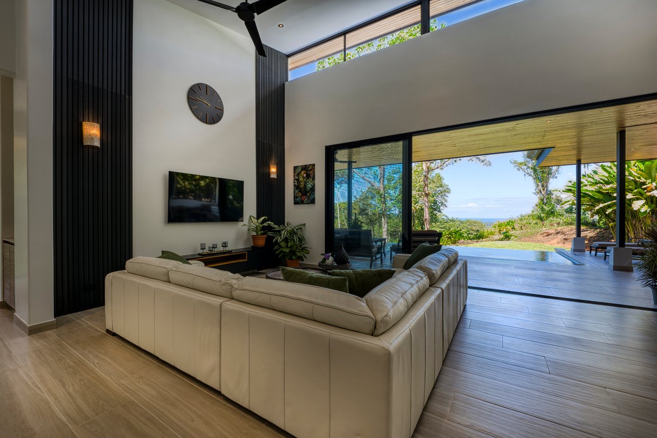 New Ocean View Luxury Home Bordering Forest Reserve
