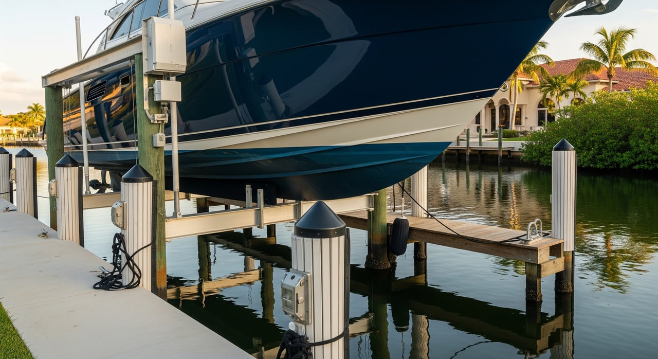 Boat Lift Types for Estero Waterfront Homes