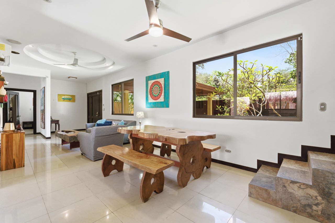 Casa Plumeria | Tropical 4-Bedroom Retreat with Pool Just Steps to Potrero Beach