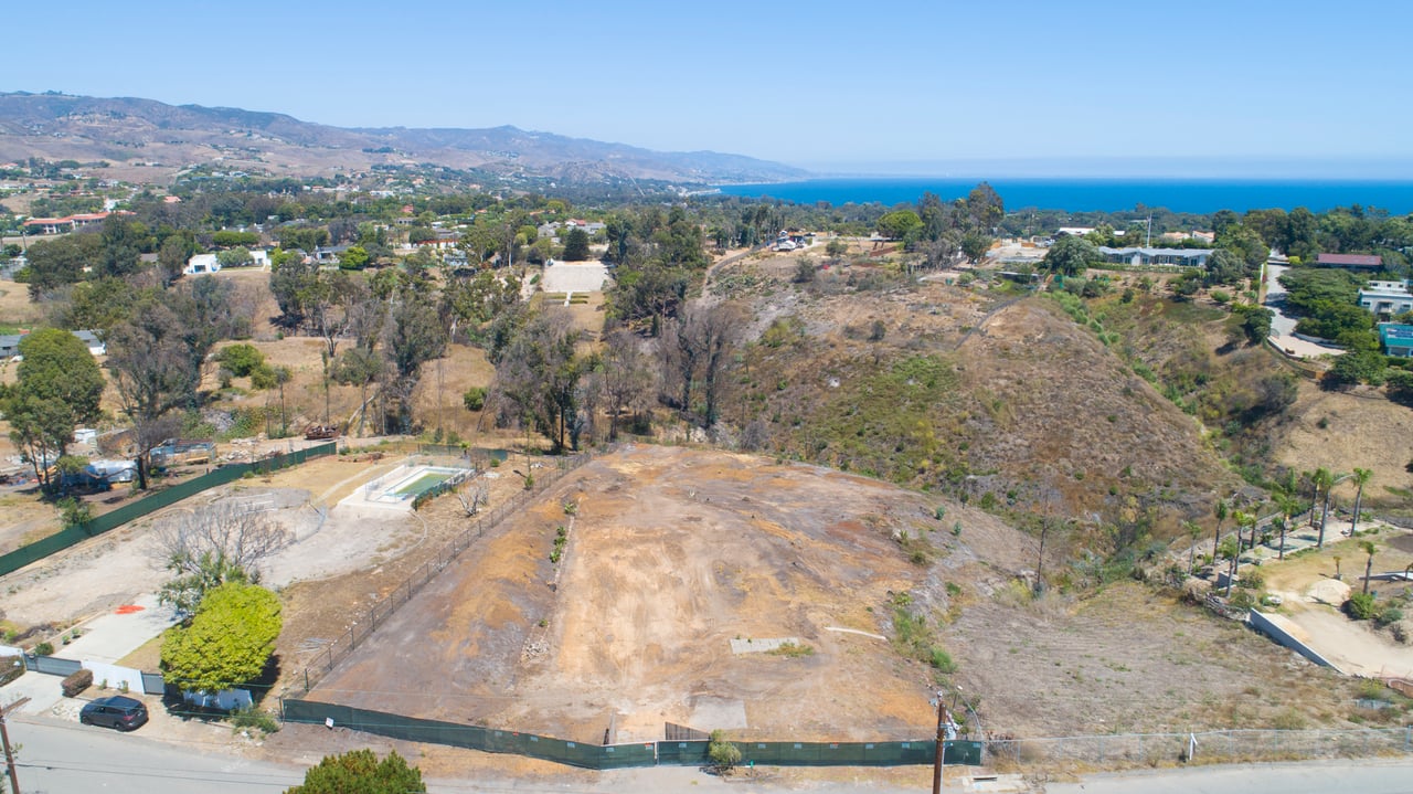 Point Dume Fire Rebuild Lot