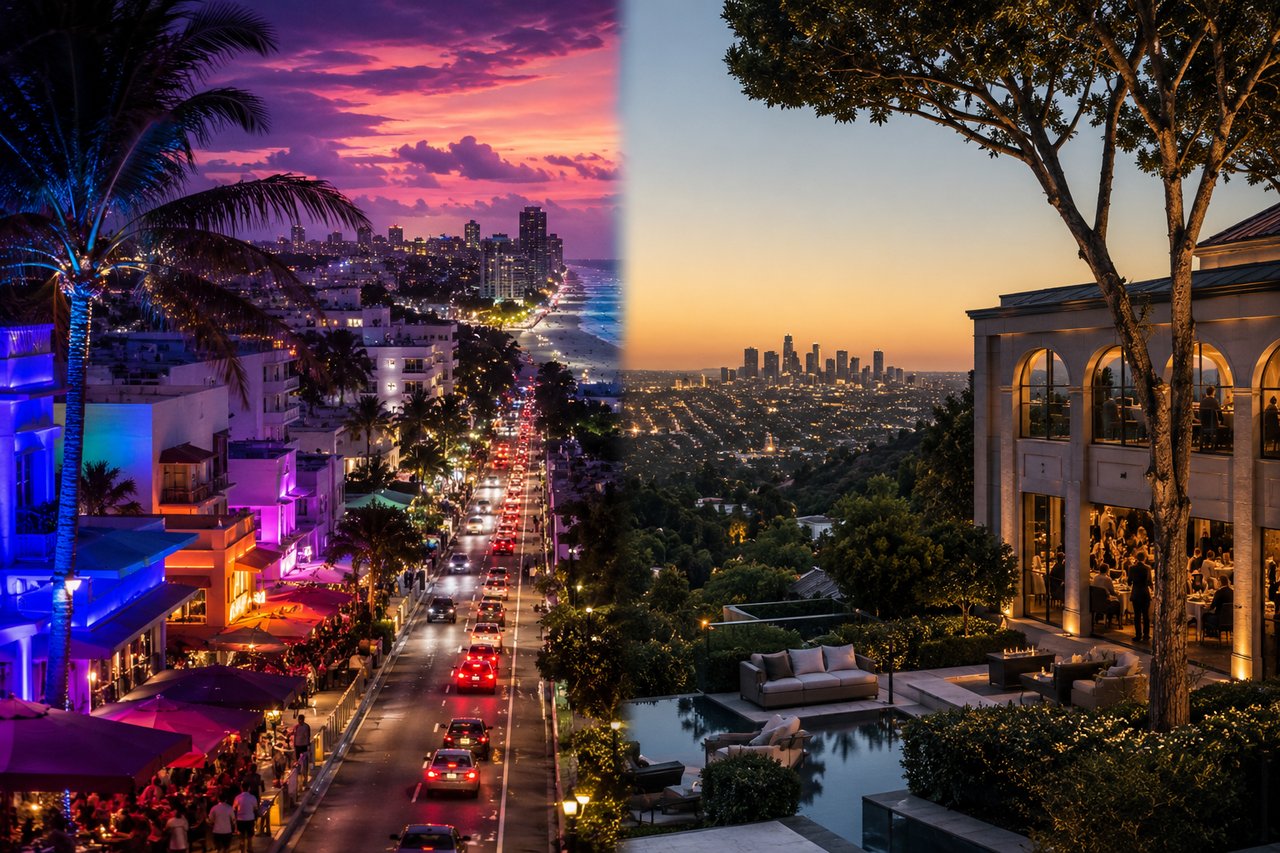 Relocating from Miami to LA: Trading South Beach Nightlife for LA's Members-Only Social Scene