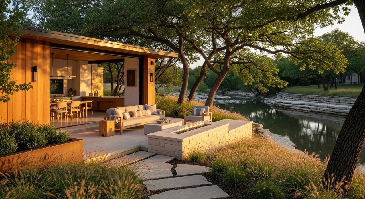 Designing Outdoor Living for Richardson’s Creekside Lots