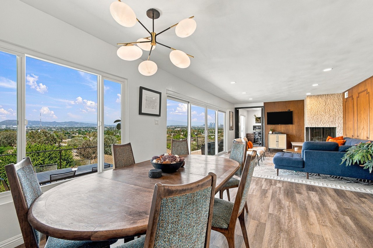Baldwin Hills Homes for Sale: Discover 4229 Don Diablo Drive, a Remodeled Mid-Century Home with Panoramic Los Angeles Views cover