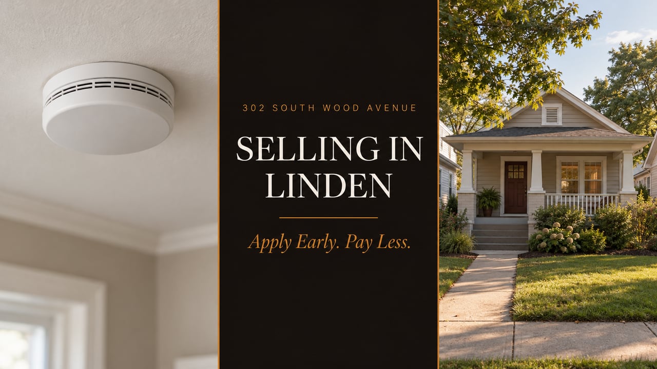 Selling in Linden at 302 South Wood Avenue. Apply early. Pay less.