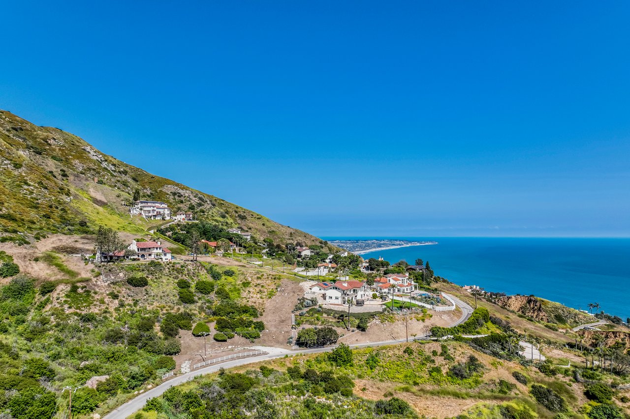 Ocean View Lot on the Pristine Western End of Malibu