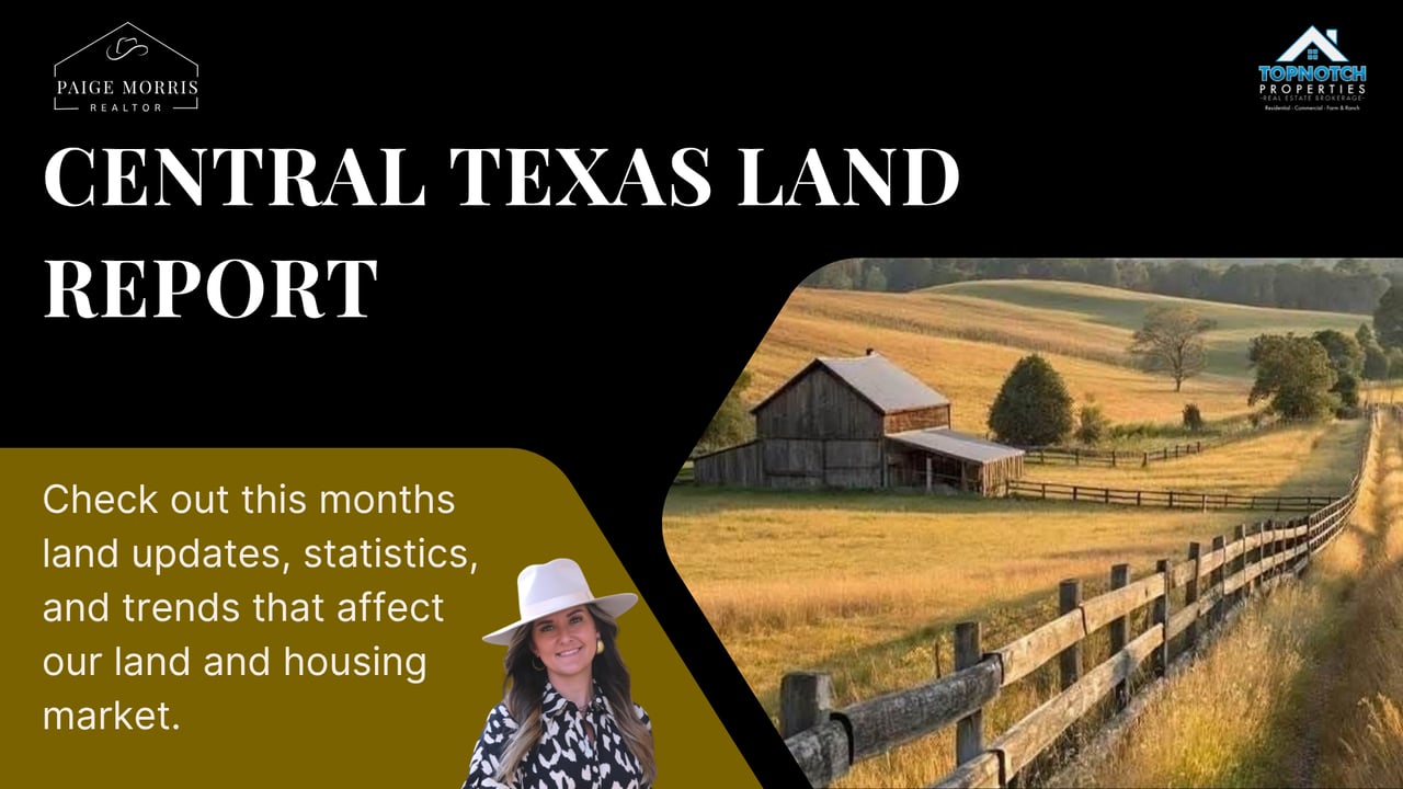 Central Texas Land Report-November