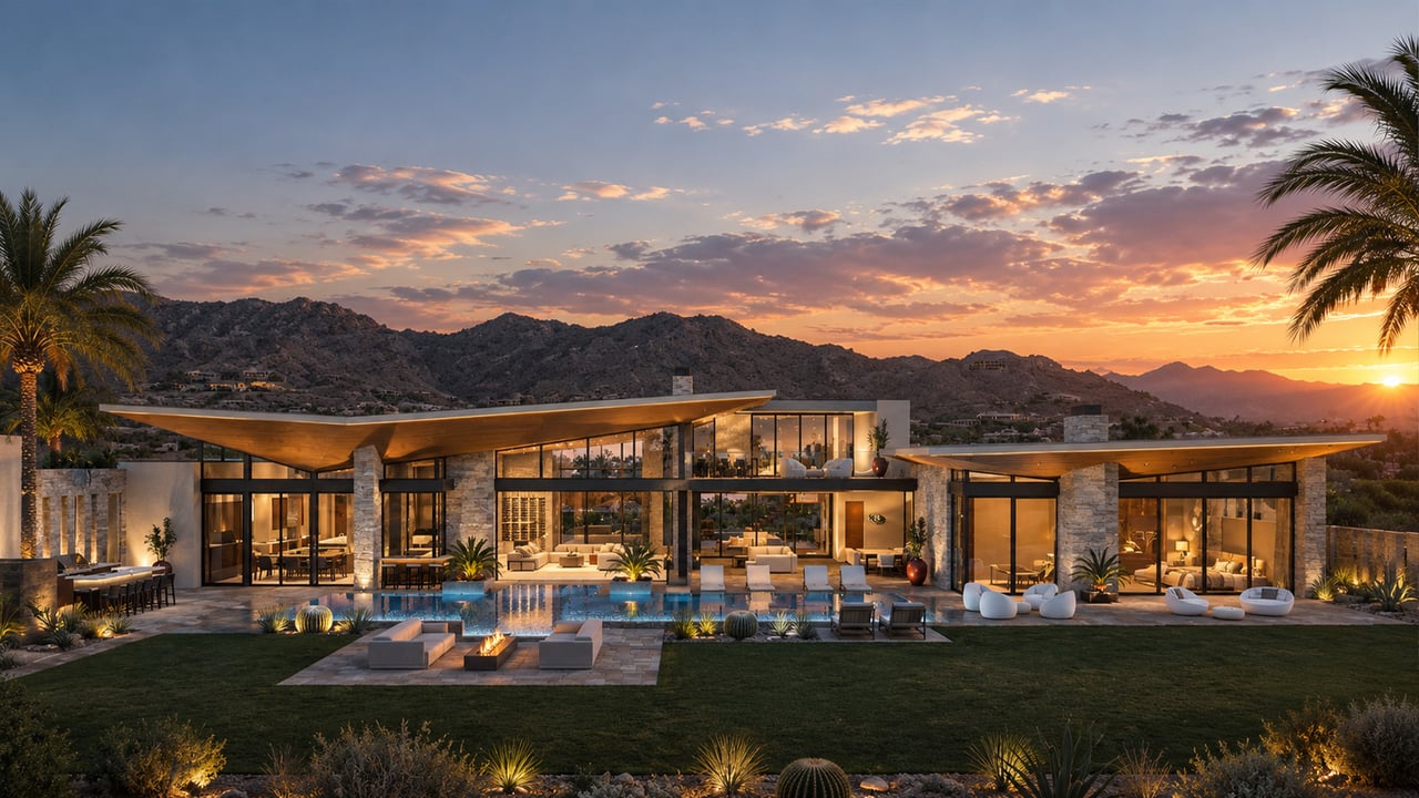 Contemporary Luxury Home in Paradise Valley, Arizona 