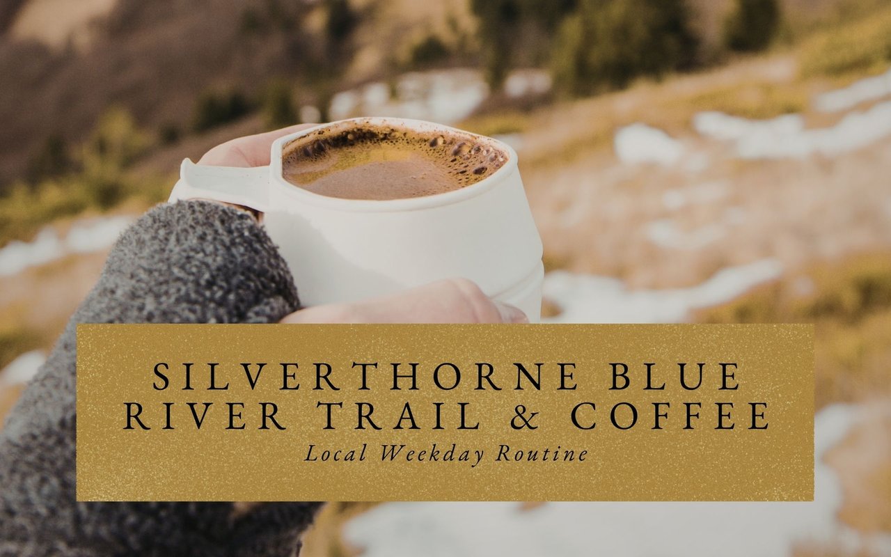 Modern Silverthorne townhome with deck directly accessing Blue River Trail and river views