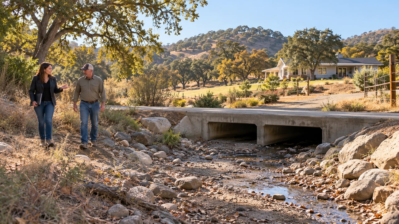 How Should I Market a Paso Robles Home with a Seasonal Creek?