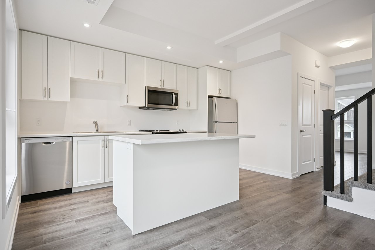 Brand-new, never-lived-in stacked townhome