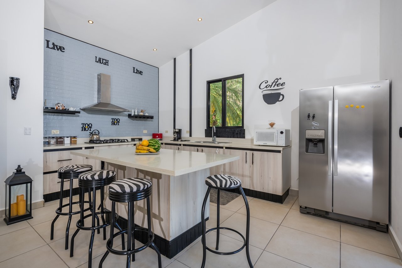 Villa Eva | Exclusive Gated Community Home with Mountain Views Near Tamarindo Beach