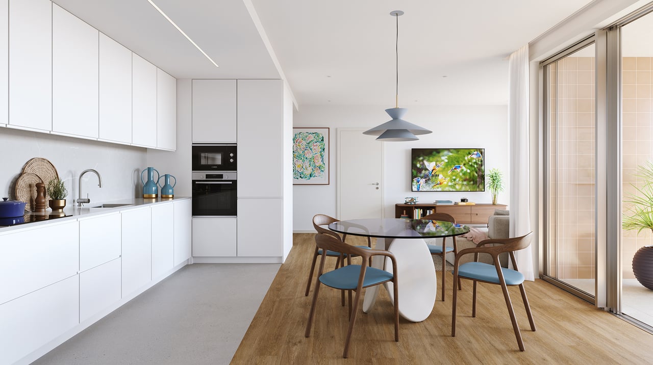  Elegant 4-Bedroom Apartment with Terrace and Parking – Contemporary Living in Maia, Portugal