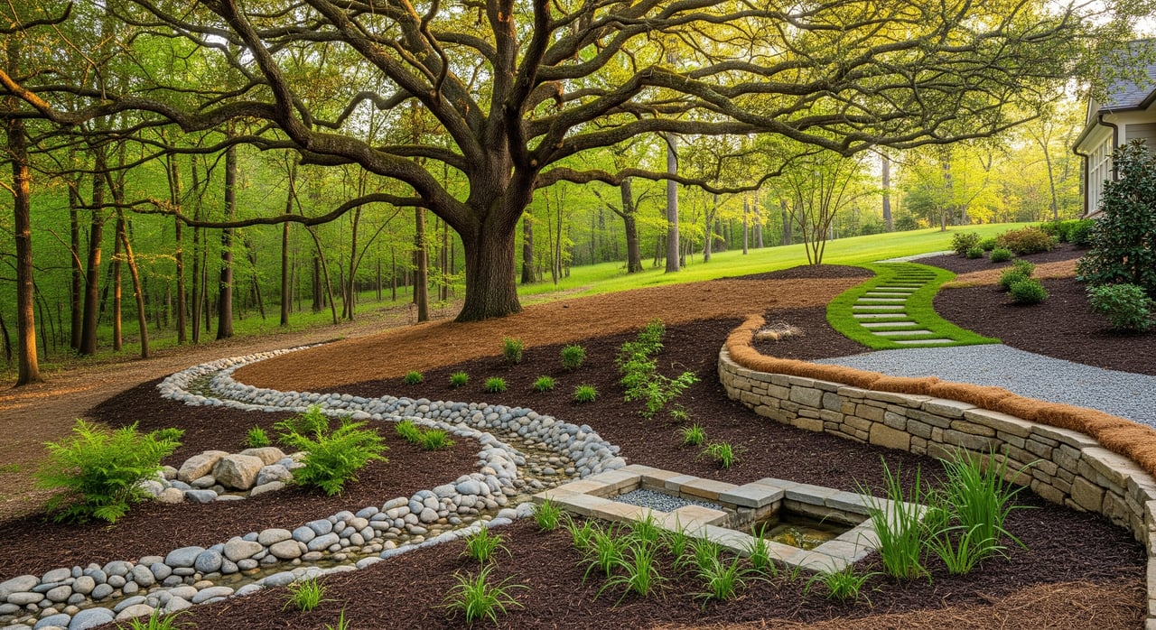 Tree Care and Drainage on Easley’s Piedmont Slopes