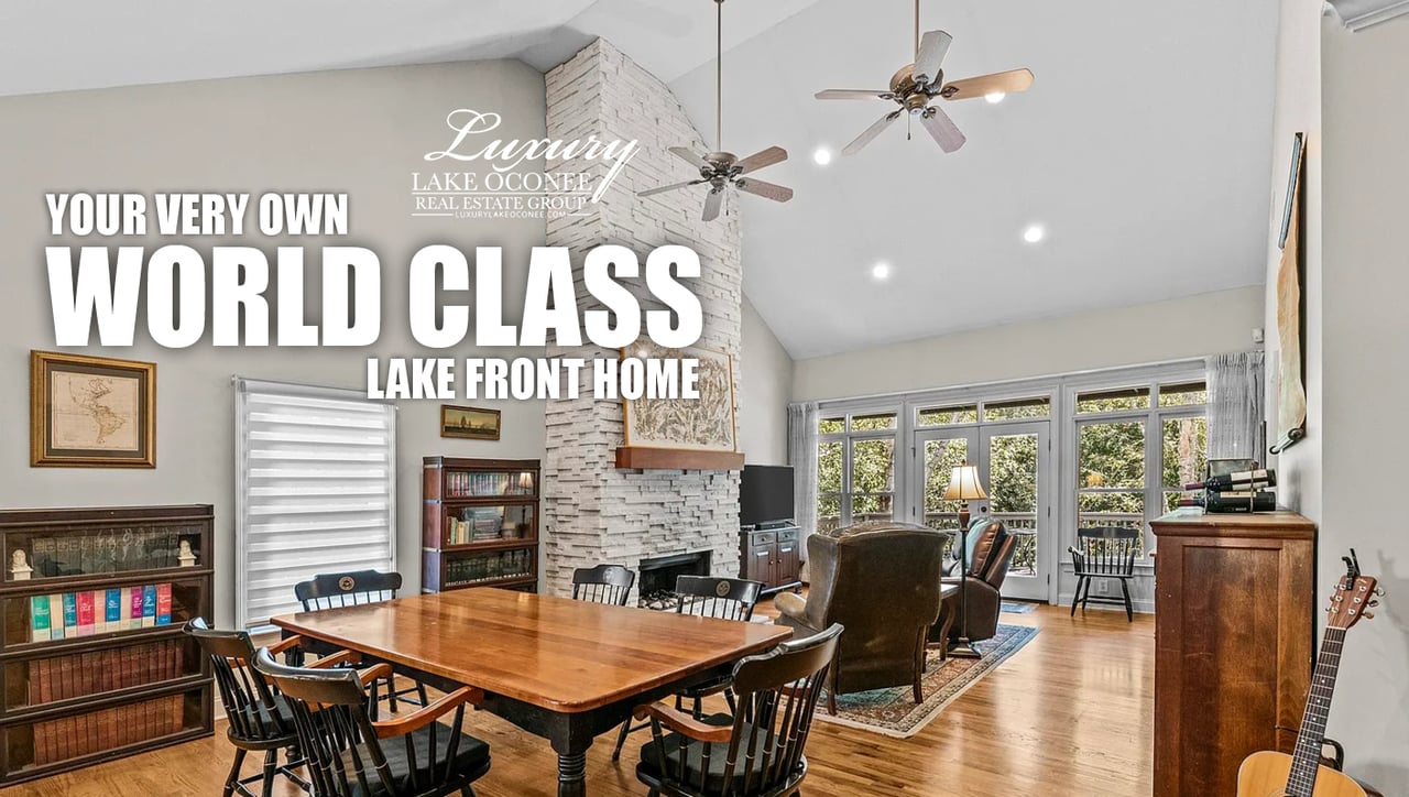 World-Class Lakefront Lake Oconee Home Available for YOU!