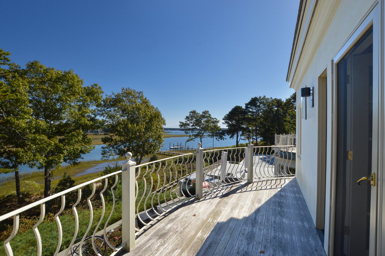 Oyster Harbors Waterfront With Deep-Water Dock and Pool