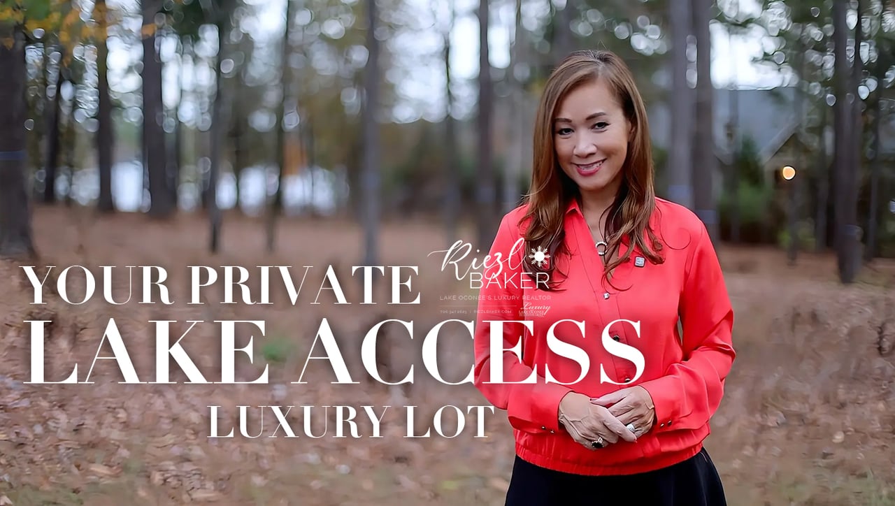 Reynolds Lake Oconee Private Luxury Lake Access Lot