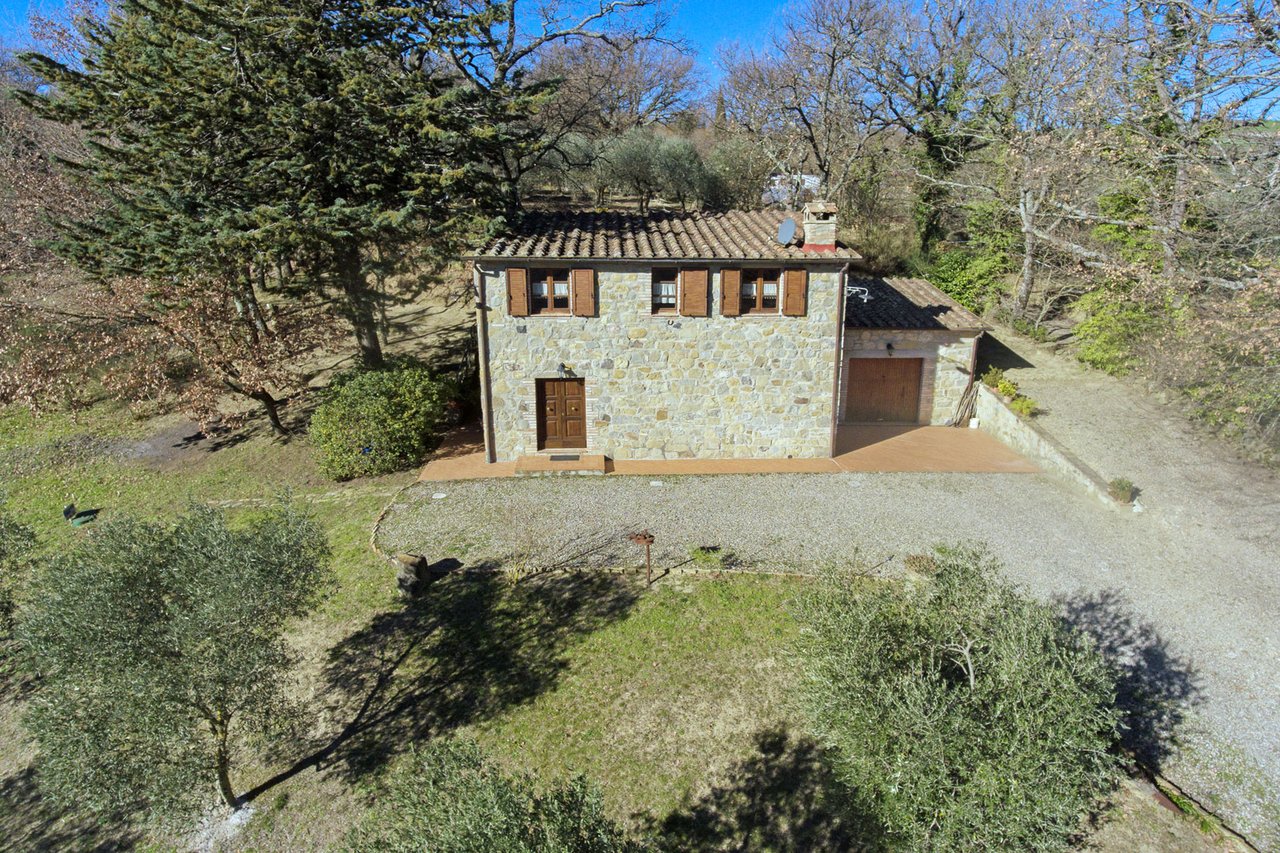 A Charming Stone Farmhouse for Sale in Radicofani